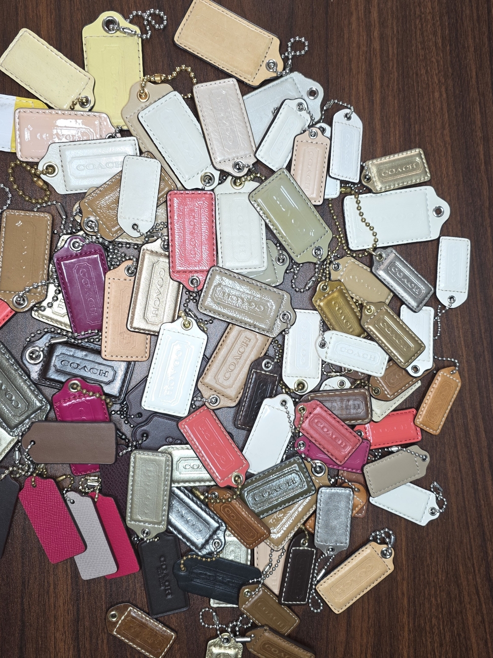 COACH MULTICOLOR ASSORTED HANGTAGS